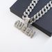 Creative New Full Diamond Letter Queen Pendant Necklace For Men And Women, Personalized Fashion Cuban Chain Accessory_ipsvogv.com