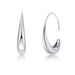 Women's Jewelry Double Color Water Drop Shape Girls Exquisite Earrings Small Fresh Cool Feeling_ipsvogv.com