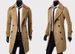 Men's autumn and winter long double-breasted trench coat men's woolen coat slim tweed coat men_ipsvogv.com
