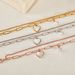 Women's Jewelry Fashion Niche Design Cold Style Personality Double Layer Temperament Versatile Peach Heart Pearl Stainless Steel Bracelet_ipsvogv.com