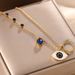 Devil Titanium Steel Necklace Female Personality Blue Eyes Temperament Light Luxury Clavicle Chain Jewelry Does Not Fade_ipsvogv.com