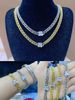 Hip Hop Cuban Chain Simple And Personalized Men's Necklace, Micro Inlaid Square Zircon Necklace_ipsvogv.com