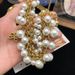 Fashion Accessories Made Of Antique Gold, Heavy Industry Necklace, Earrings, Pearl Series, Woven Set, Niche And_ipsvogv.com