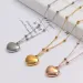X574 Style Designer Letter Pendant Nes Gold Plated Crysat Women Wedding Party Jewerlry Accessories Double Heart_ipsvogv.com