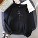 Women's Clothing autumn and winter new style hooded sweatshirt for women plus velvet student loose casual couple long sleeved tops for women_ipsvogv.com