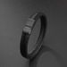 New Men's Woven Cord Magnetic Clasp Leather Bracelet_ipsvogv.com