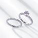 S925 silver moissanite couple's rings are inlaid with super flashing colored gemstones for men and women, simple and fashionable engagement engagement_ipsvogv.com