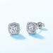 Shining Moissanite Earrings S925 Silver Full Of Colored Gemstone Earrings Atmosphere Fashionable And Versatile_ipsvogv.com