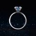 Four Claw Inlaid Super Flash Exaggerated High End 3 Carat 9mm Zircon Ring Princess Wedding Engagement Female Ring_ipsvogv.com