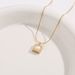 New 2022 Titanium Steel Necklace 3D Square Simple Geometric Smooth Square Shell Necklace Women's Accessories Trend_ipsvogv.com
