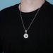 Compass Full Of Zircon Pendant Hip Hop Personality Trendy Men And Women Necklace Accessories_ipsvogv.com