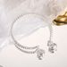New Bangle Personality Fried Dough Twists By Step Bell Opening Bracelet_ipsvogv.com