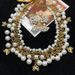 Fashion Accessories Made Of Antique Gold, Heavy Industry Necklace, Earrings, Pearl Series, Woven Set, Niche And_ipsvogv.com