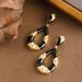 Light Luxury Elegant Antique Style Enamel Drop Glaze Hollow Droplet Shaped For Women With A Niche Temperament, High-end_ipsvogv.com
