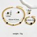 Light luxury style personalized diamond laid bracelet rg earrg set versatile geometric niche design collarbone_ipsvogv.com