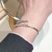 Two Piece Set Of Socialite Temperament Sparkling Zircon Heart Ring, Light Luxury High-end Fashion Bracelet, Index Finger_ipsvogv.com