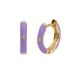 Women's Jewelry S925 Silver Needle C Shaped Ear Buckle Personality Versatile Earring Temperament Hoop Drip Glue Color Earring Ear Ring_ipsvogv.com