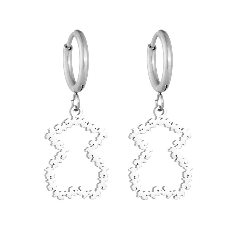 304 Stainless Steel Earrings New Hollow Women's Design Stainless Steel Earrings Jewelry_ipsvogv.com