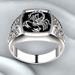 New Creative Scorpio Relief Men's Ring Drip Glue Totem Pattern Carving Poisonous Scorpion Ring_ipsvogv.com