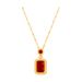 High Grade Red Green Pendant With Micro Inlaid Zircon Necklace For Women's 2022 New Year's Collarbone Chain Temperament_ipsvogv.com