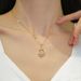 Titanium Steel 【 】 Light Luxury Planet Charm Micro Inlaid Diamond Necklace Women's Exquisite Style Ins Internet 【 】_ipsvogv.com