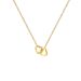 Double Ring Love Titanium Steel Necklace For Women, Light Luxury, Niche Design, Exquisite Necklace, Ins Cool Style_ipsvogv.com