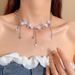 Irregular Pearl Star Necklace For Women, Light Luxury, Niche Design, Fashionable Collarbone Chain Temperament, Sweet And_ipsvogv.com