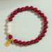 Natural Mineral High Content Purple Gold Cinnabar Pearl Bracelet, New Chinese Fu Brand National Style Bracelet Jewelry_ipsvogv.com