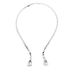 Diamond headband female simple high end headband fashionable and versatile water drop pendant headdress_ipsvogv.com