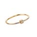 Xiao Man Waist New Titanium Steel Rose Simple Diamond Plated Gold Non Fading Women's Bracelet_ipsvogv.com