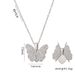 Türkiye Style Creativity Open Butterfly Pendant Item Trend Chain Heart Wings Can Be Engraved_ipsvogv.com