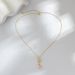 French Style Copper Gold-Plated Necklace For Women High-End Deign Elegant Butterfly Natural Frehwater Pearl Pendant_ipsvogv.com