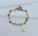 New Fashion Countryside Style Charm Bracelet For Women Girls Fresh Cute Butterfly Four Wer Inlaid Colorful Zircon_ipsvogv.com