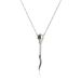 Spot INS Gold Plated Titanium Steel Retro Unique Snake Shaped Zircon Clavicle O Shaped Necklace_ipsvogv.com
