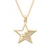 Unisex Star Necklace For Women New Style Oil Drop Diamond Five Pointed Star Clavicle Chain Simple Fashion Jewelry_ipsvogv.com