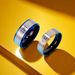 New Titanium Steel And Personalized Two Tone Temperament Couple Ring Bracelet_ipsvogv.com