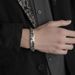 Versatile 3D Stainless Cuban Personalized Trendy Bracelet Titanium Steel Non Fading Hip Hop Jewelry_ipsvogv.com