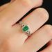 Cao Shi's Light Luxury Feminine Temperament, French Geometric Ring, Wedding Engagement Banquet, Wearing Accessories_ipsvogv.com