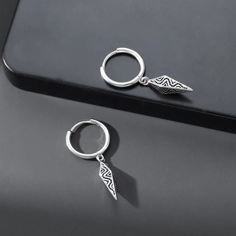Earrings For Men Simple, Trendy, Personalized. Style Is Handsome Ruffian, With A Single Niche. Men's High-end, Men's And_ipsvogv.com