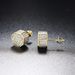 Men’s Jewelry Set Fashion Personality Octagonal Threaded Earrings Full Of Diamonds And Zircon Micro Inlaid Color Separated Electroplated Earrings_ipsvogv.com
