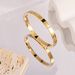 Fashion Simple Titanium Steel Love Dia For Girls High Grade Real Gold Electroplating Non Fading Bracelet_ipsvogv.com