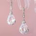Cao Shi'er Jewelry Water Drop Zircon For Women's Simple And Versatile Earrings, Korean Internet Red Earrings_ipsvogv.com