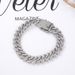 Unisex Hip Hop Cuban Chain 12mm Diamond Men's And Women's Accessories Necklace Rhinestone Buckle Necklace Hot Sale_ipsvogv.com