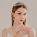 Jewelry Earrings Crown Three Piece Set Wedding Dress Evening Party Accessories Bride Necklace_ipsvogv.com