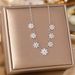 Titanium Steel Necklace, Lucky Little Daisy, Seven Flowers, Fresh Network Red, Simple And Versatile, Sparkling_ipsvogv.com