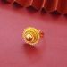 Smooth Ball Design Gold-plated Necklace Pendant Earring Ring Three Piece Jewelry Set_ipsvogv.com
