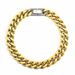 Men's Titanium Cuban Trendy Double-Sided Polished Bracelet Stainless Steel Jewelry Clasp Bangle Accessory_ipsvogv.com