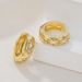 Women’s Jewelry Set Fashion Hot Selling Copper Plated Real Gold Earrings Light Luxury Niche Six Pointed Star Zircon Earrings Versatile Earrings_ipsvogv.com