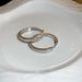 Cao Shi's Minimalist Style, Unique Temperament New Fashion, Exaggerated Earrings, East Gate Circle, Light_ipsvogv.com
