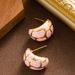 Fashionable Maillard Style Drip Oil Irregular Pattern For Women, Light Luxury, Personalized, Fashionable Silver Needle_ipsvogv.com